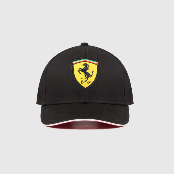 Scuderia Ferrari F1 Team Unisex Classic Logo Black Hat 2018