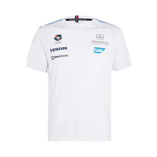 Mercedes Benz EQ Formula MFE Team Mens Driver White Tee