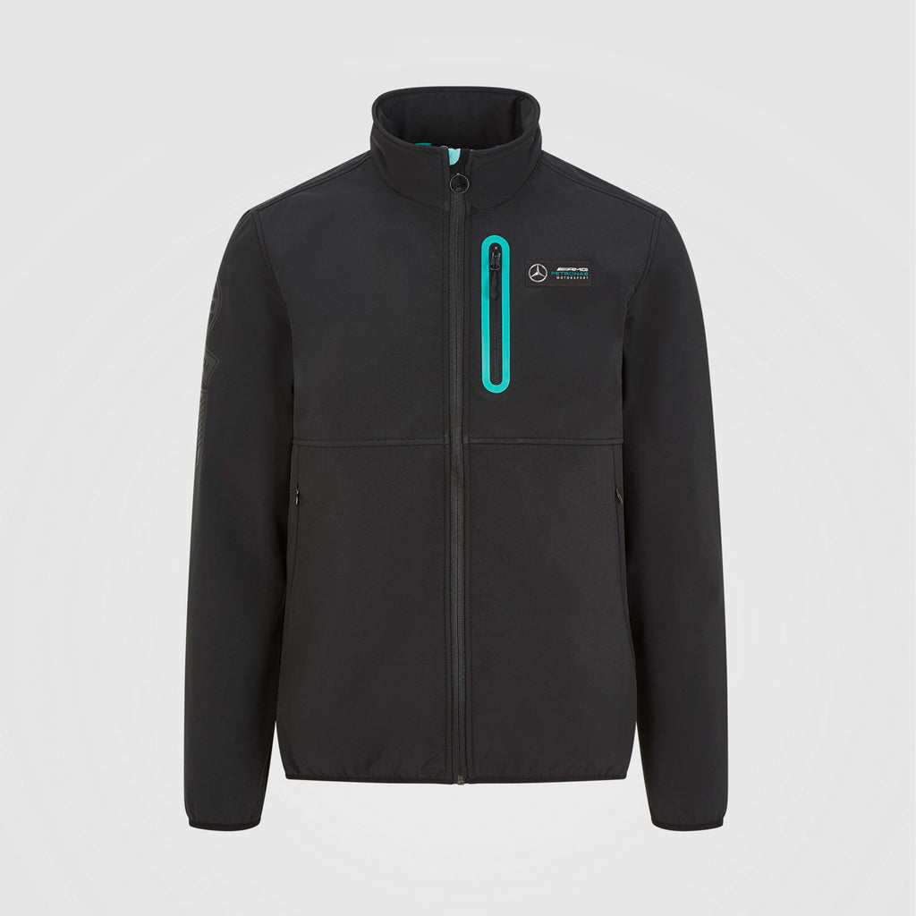 Mercedes AMG Petronas F1 Mens Logo Black Jacket