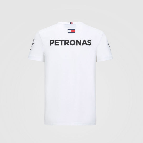 Mercedes AMG Petronas F1 Team Mens White T-Shirt 2020