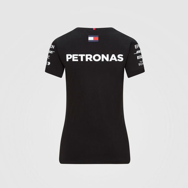 Mercedes AMG Petronas F1 Team Womens Black T-Shirt 2020