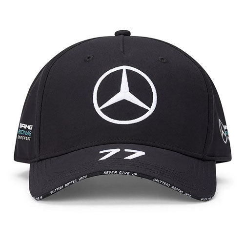 Mercedes AMG Petronas F1 Unisex Driver Valtteri Bottas Black Baseball Hat