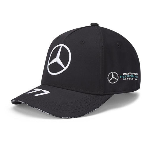 Mercedes AMG Petronas F1 Unisex Driver Valtteri Bottas Black Baseball Hat