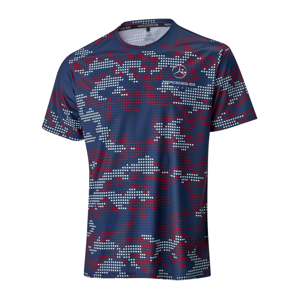 Mercedes Benz EQ Formula E Team S8 Special Edition Mens UK London GP Camo T-Shirt