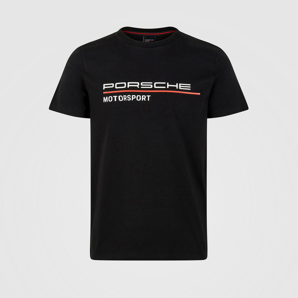 T-shirt noir avec logo Porsche Motorsport F1 Team pour hommes