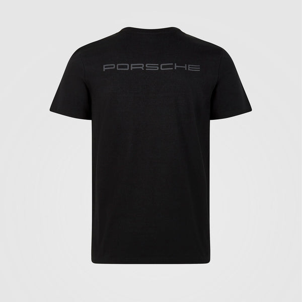 T-shirt noir avec logo Porsche Motorsport F1 Team pour hommes