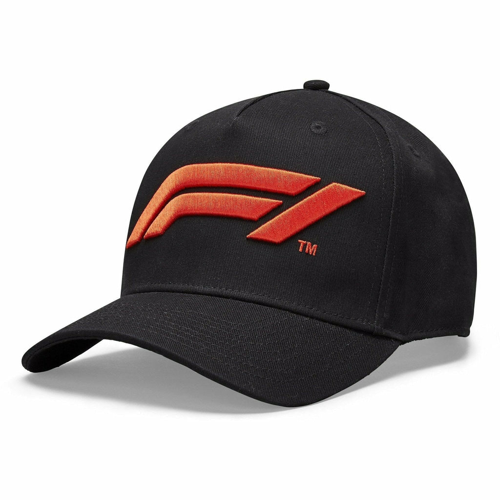 Formula 1 Tech Collection F1 Kids Large Logo Baseball Black Hat