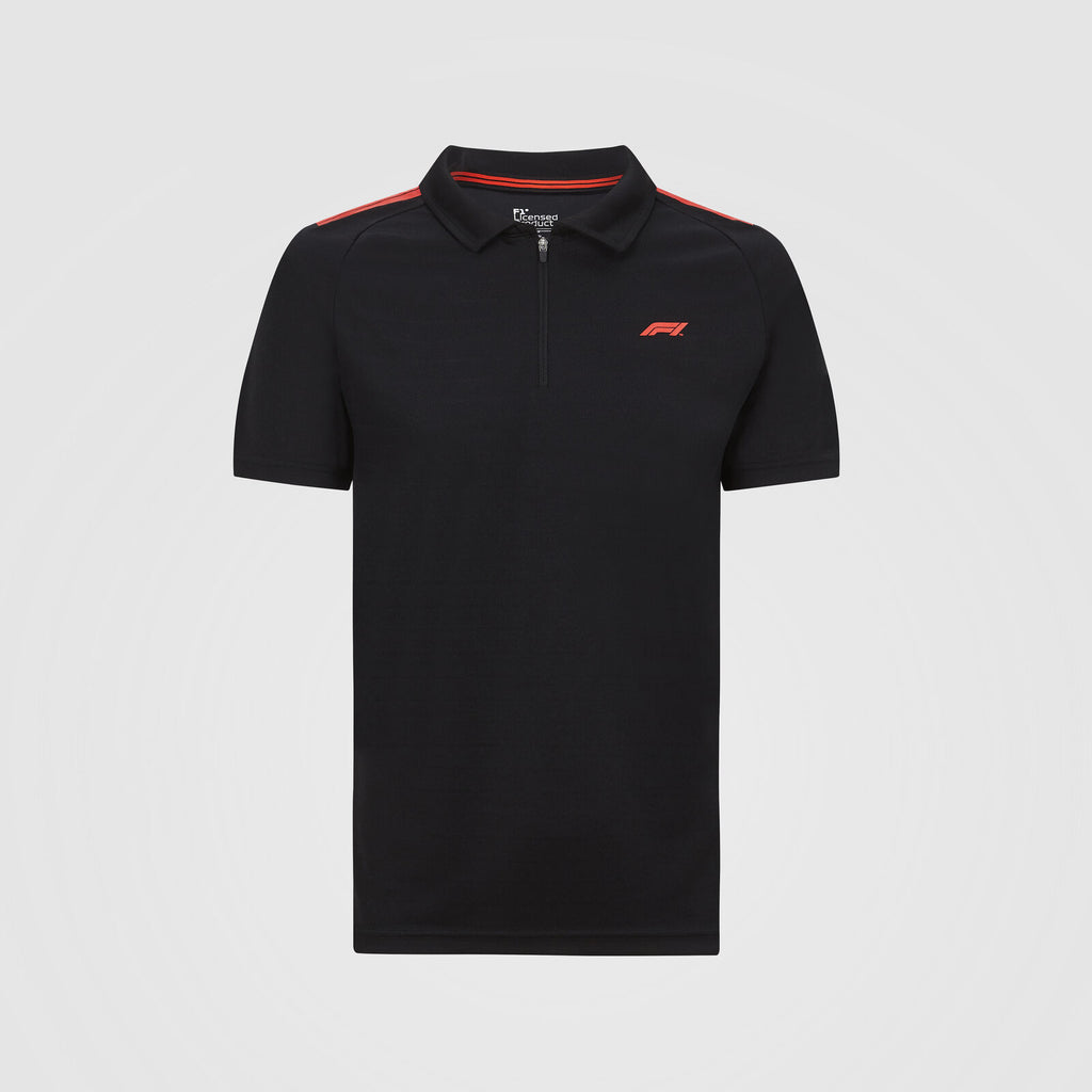 Formula 1 Tech Collection F1 Mens Tech Black Polo Shirt