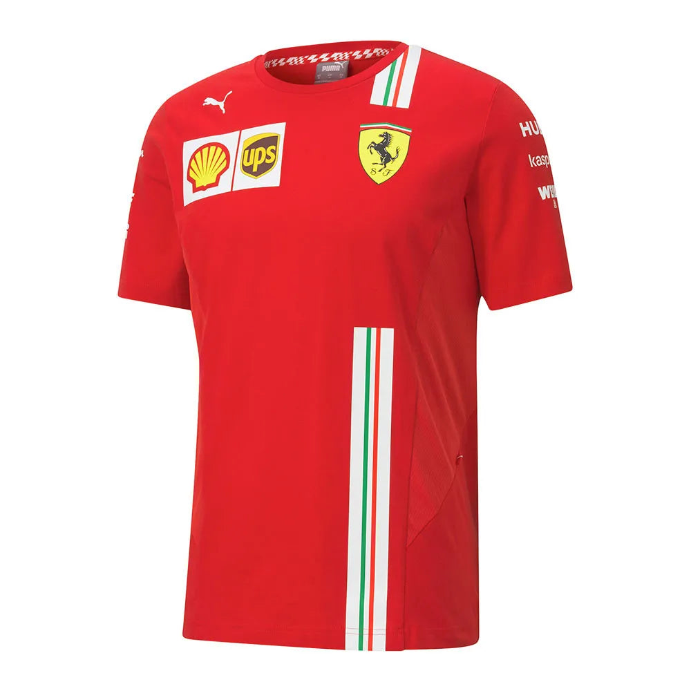 Scuideria Ferrari F1 Team Mens Rosso Corsa Red T-Shirts 2020