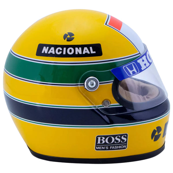 Ayrton Senna F1 Team 1988 Replica Yellow mini Helmet