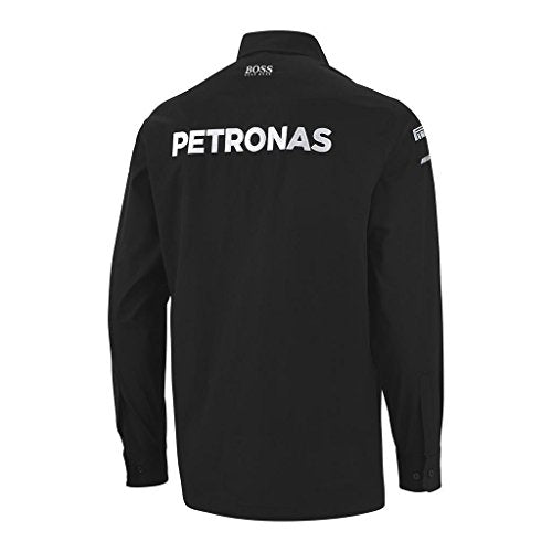 Mercedes Benz F1 Mens Long Sleeve Black T-Shirt