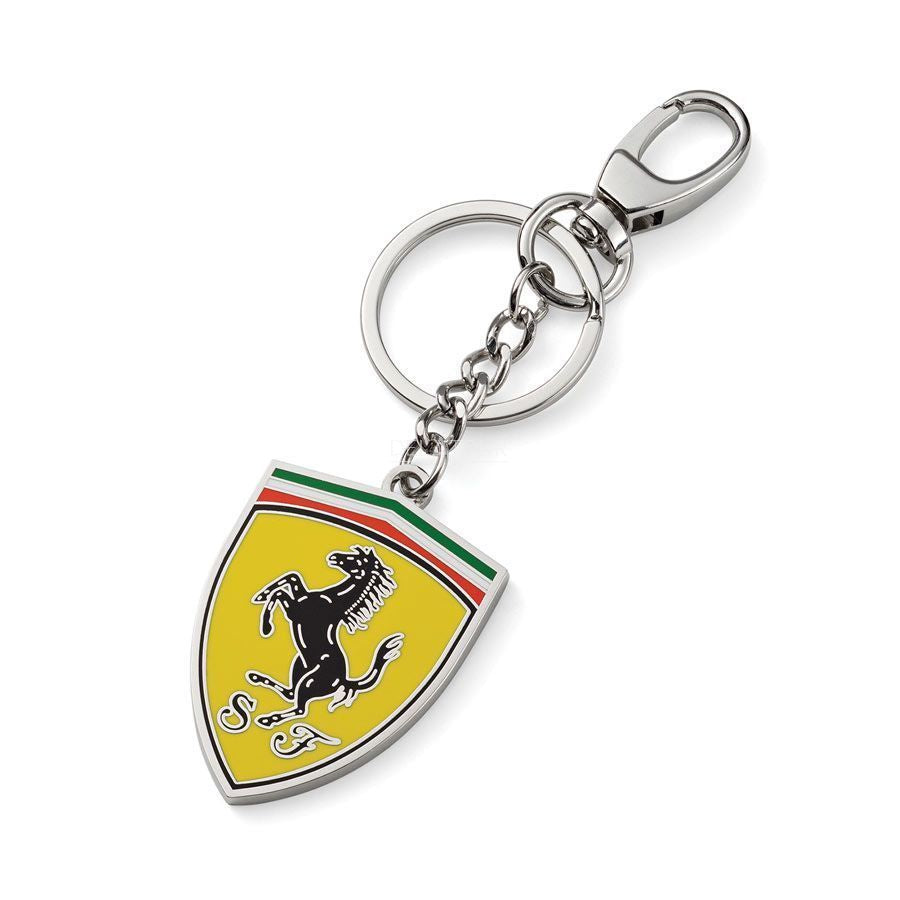 Porte-clés multicolore unisexe Scuderia Ferrari F1 Team avec bouclier en métal