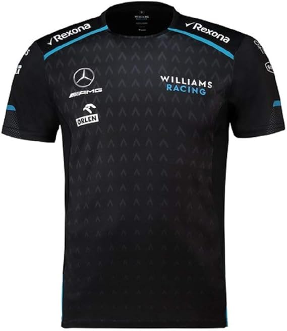 Williams Racing F1 Robert Kubica Mens Black T-shirt