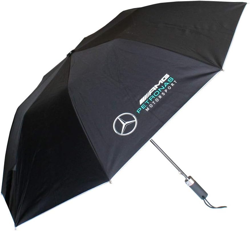 Mercedes-AMG F1 Driver Lewis Hamilton Compact Black Umbrella