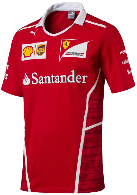 Scuderia Ferrari F1 Team Vettel Red T-Shirt 2017