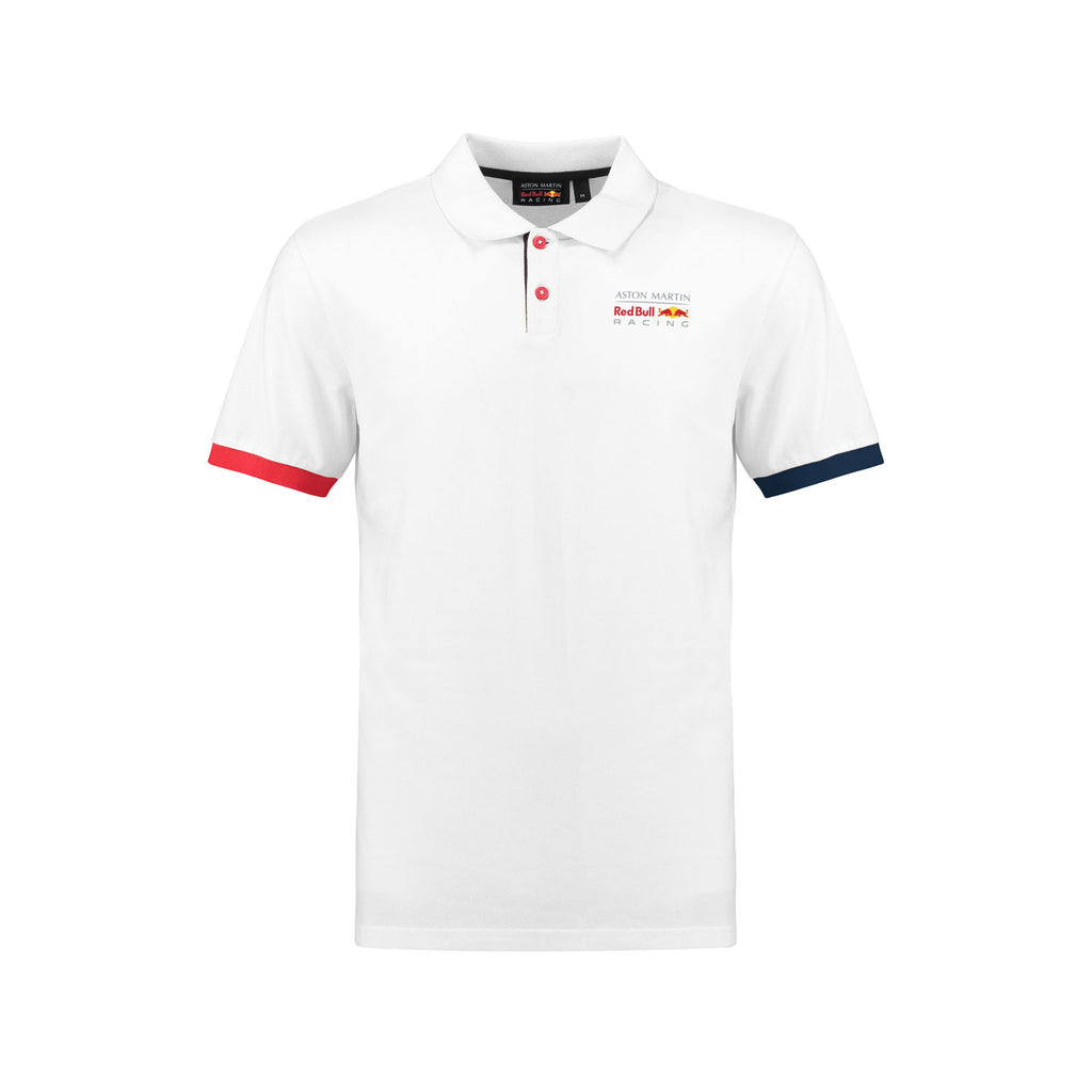 Aston Martin F1 Red Bull Racing Mens FW Classic White Polo