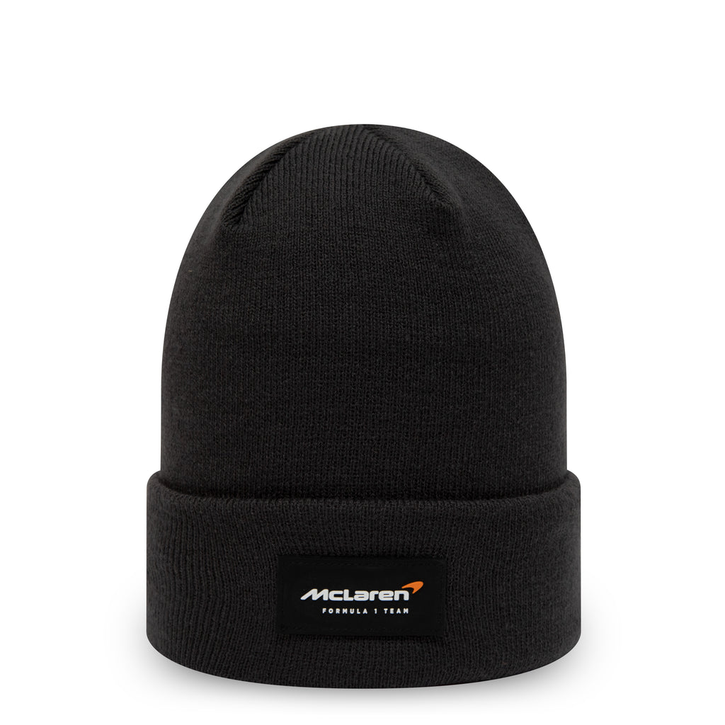 McLaren F1 Team New Era Unisex Essential Cuff Black Beanie Hat
