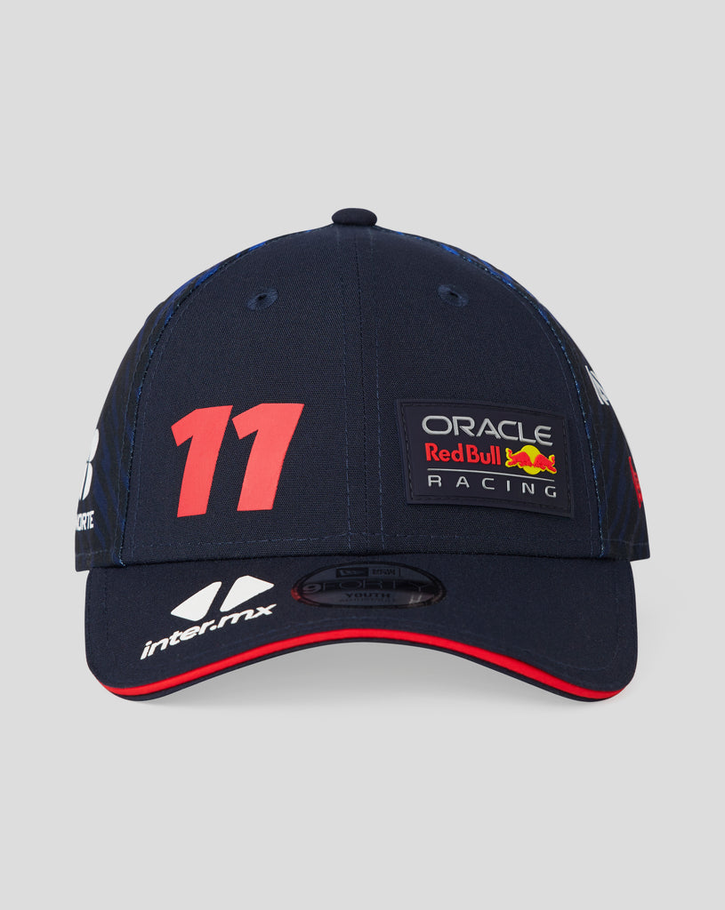 Casquette Oracle Red Bull Racing F1 Sergio "Checo" Perez pour enfants Team New Era 9Forty Navy