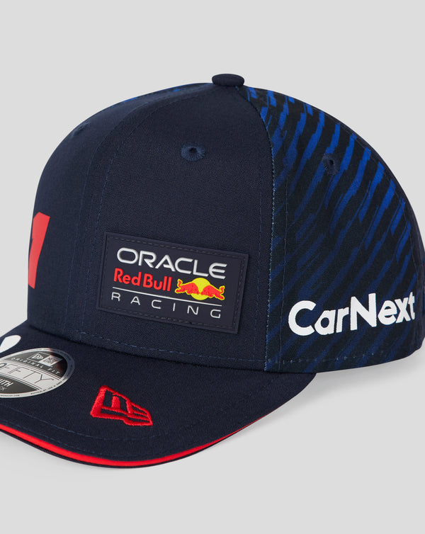 Casquette Oracle Red Bull Racing F1 Max Verstappen pour enfants Team New Era 9Firty bleu marine