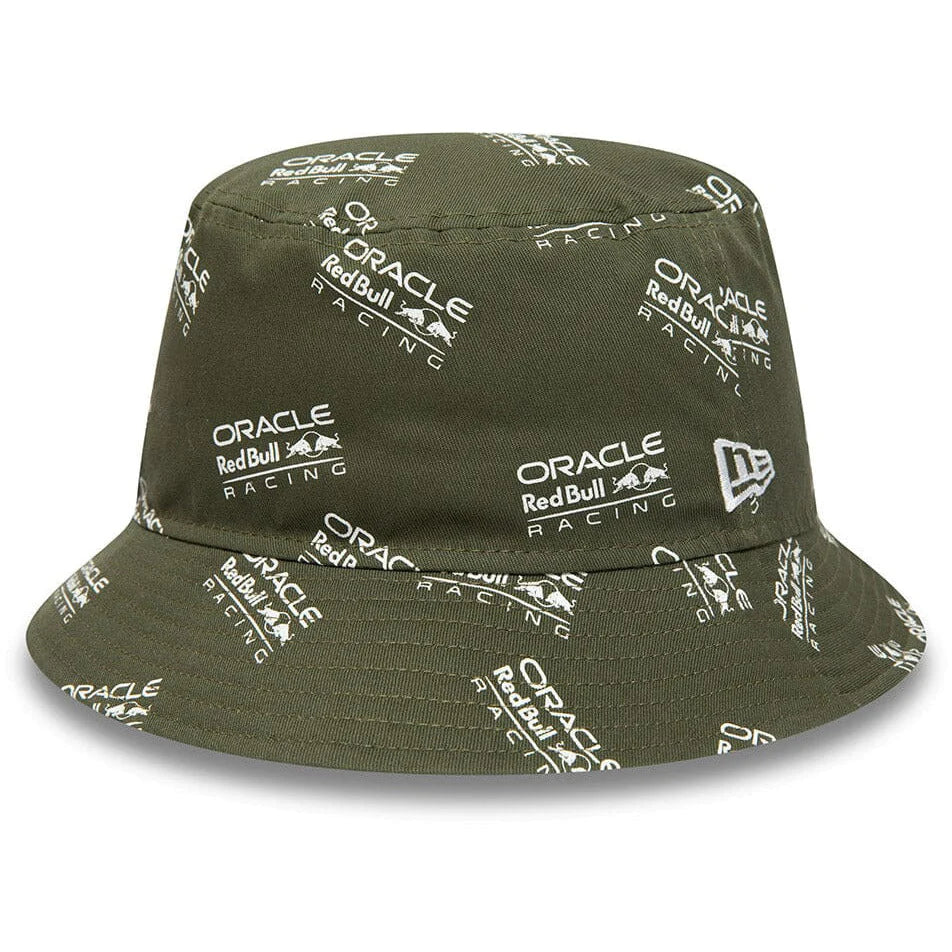 Red Bull Racing F1 New Era AOP Khaki Bucket Hat