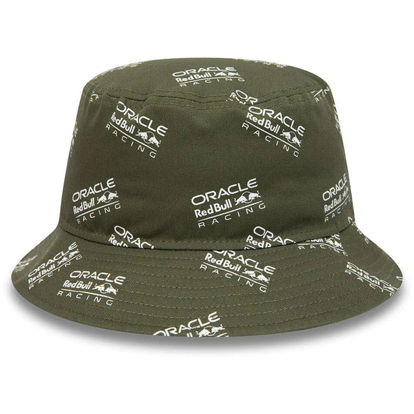 Red Bull Racing F1 New Era AOP Khaki Bucket Hat