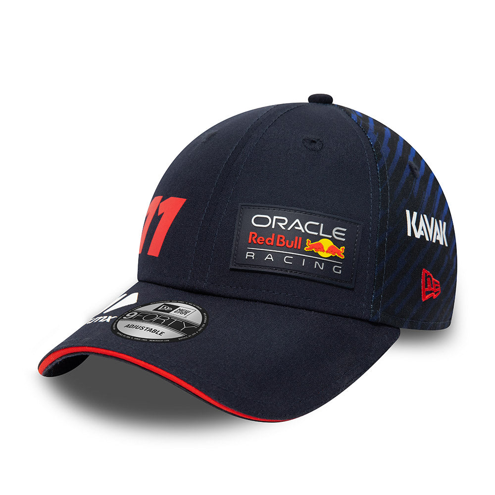 Casquette Oracle Red Bull Racing F1 Sergio « Checo » Perez New Era 9Forty Navy 