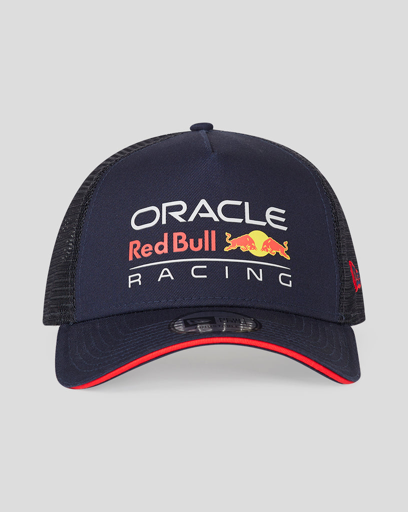 Casquette Oracle Red Bull Racing F1 Team New Era Essential Trucker bleu marine 