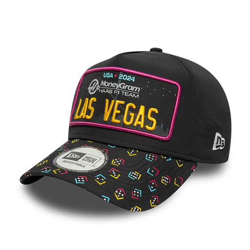 Haas F1 New Era 9Forty Unisex Special Edition Money Gram Las Vegas Black Hat