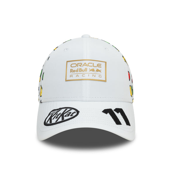 Red Bull Racing F1 New Era 9Forty Unisex Sergio Perez Special Edition Las Vegas White Hat