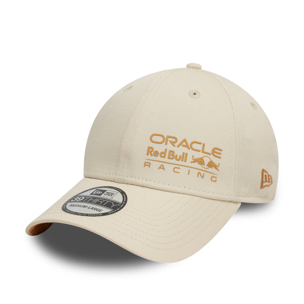 Oracle Red Bull Racing F1 New Era Unisex 39Thirty Seasonal Light Beige Hat 2025