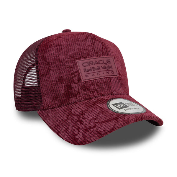 Oracle Red Bull Racing F1 New Era Unisex Corduroy E-Frame Open Burgundy Hat 2025