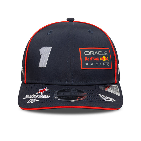 Oracle Red Bull Racing F1 Team New Era Unisex Driver Max Verstappen 9Seventy Stretch Snap Dark Blue Hat 2025