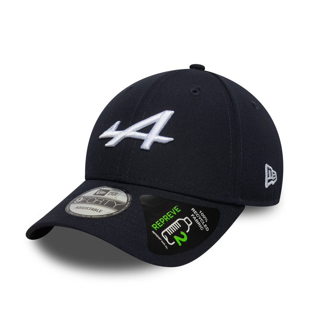 Alpine Racing F1 New Era Unisex 9Forty Repreve Navy Hat