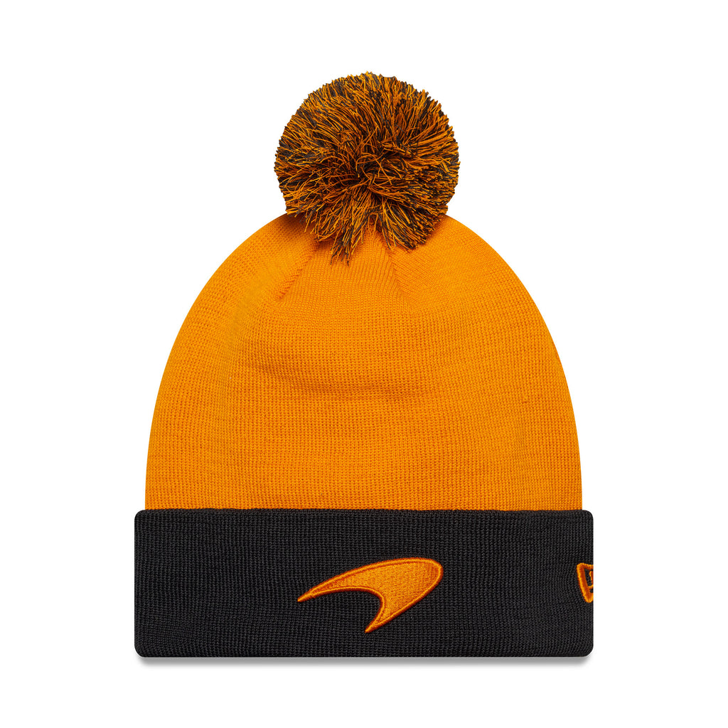 McLaren F1 Team New Era Unisex Sustainable Cuff orange Beanie Hat 2025