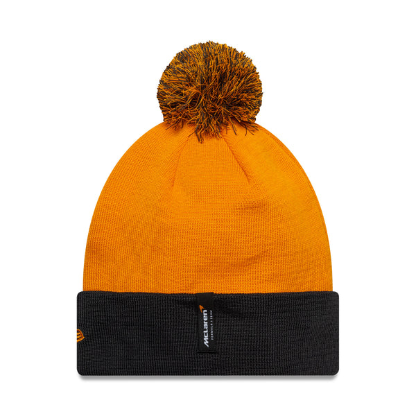 McLaren F1 Team New Era Unisex Sustainable Cuff orange Beanie Hat 2025