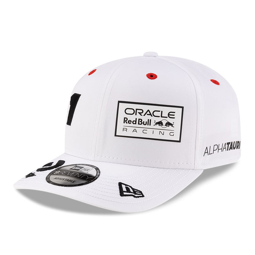 Oracle Red Bull Racing F1 Team New Era Unisex Driver Max Verstappen Japan 9Seventy Stretch Snap White Hat 2025