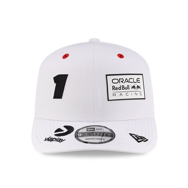Oracle Red Bull Racing F1 Team New Era Unisex Driver Max Verstappen Japan 9Seventy Stretch Snap White Hat 2025