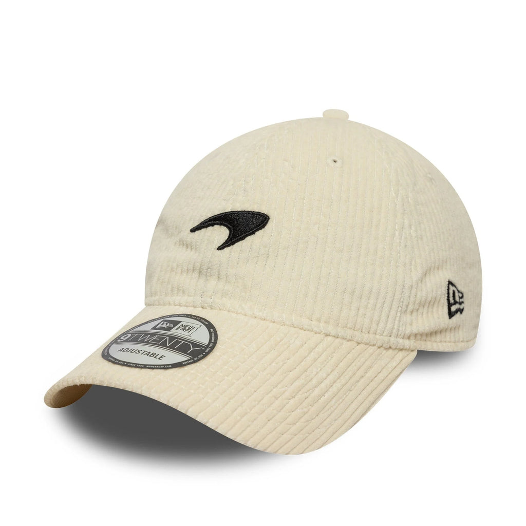 McLaren Racing F1 New Era Unisex Cord 9Twenty Lifestyle Beige Hat 2025