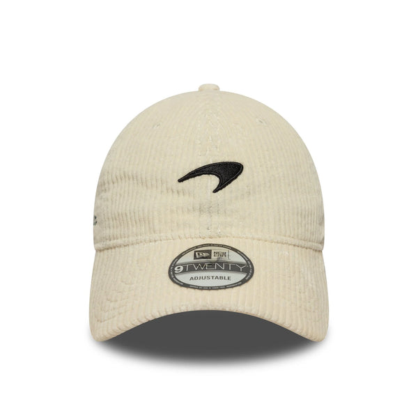 McLaren Racing F1 New Era Unisex Cord 9Twenty Lifestyle Beige Hat 2025