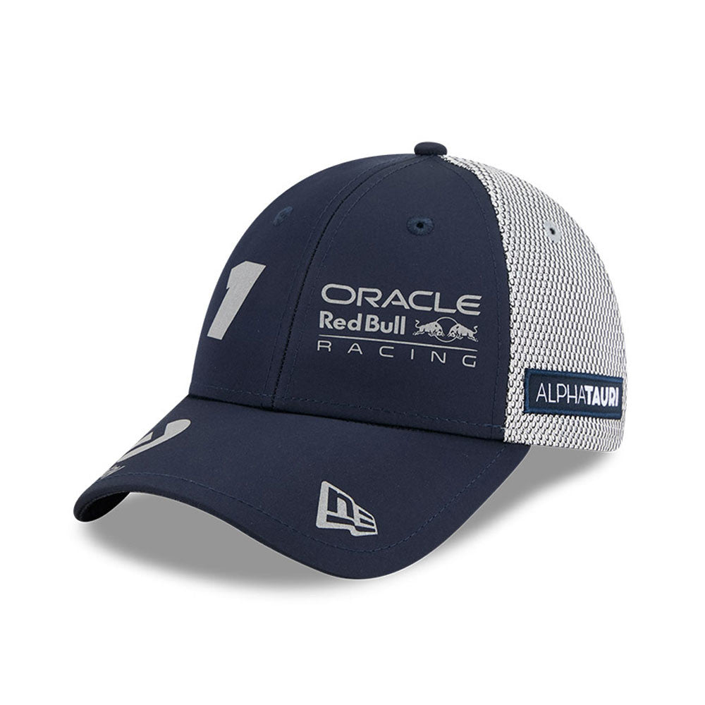 Red Bull Racing F1 New Era Unisex 9Forty Driver Max Verstappen Special Edition Las Vegas Navy Hat 2025