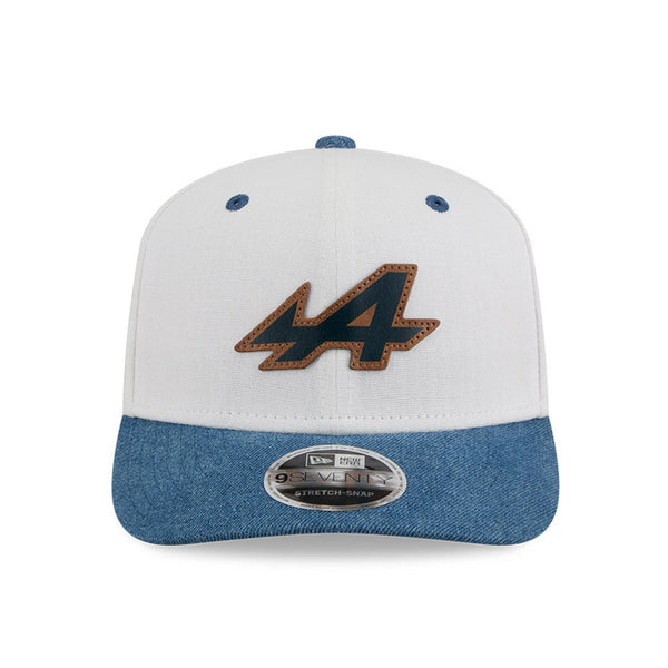 Alpine Racing F1 New Era Unisex 9Seventy Special Edition Austin Stretch Snap Beige Hat 2025