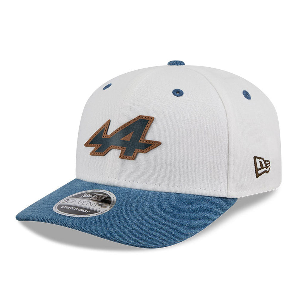 Alpine Racing F1 New Era Unisex 9Seventy Special Edition Austin Stretch Snap Beige Hat 2025