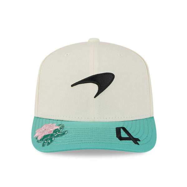 McLaren Racing F1 New Era Unisex 9Seventy Driver Lando Norris Sepcial Edition Brazil Stretch Snap Beige Hat 2025