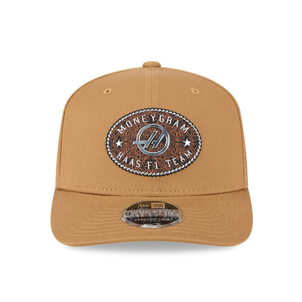 Haas F1 NewEra Unisex 9Seventy Special Edition Special Edition Las Vegas Medium Beige Hat 2025