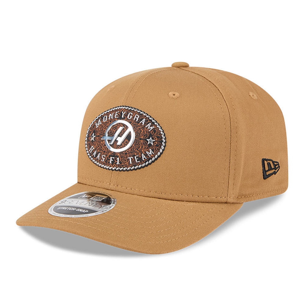 Haas F1 NewEra Unisex 9Seventy Special Edition Special Edition Las Vegas Medium Beige Hat 2025