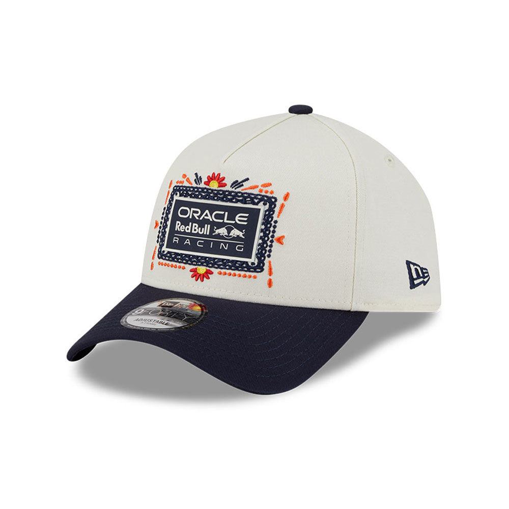 Red Bull Racing F1 New Era Unisex 9Forty Special Edition Mexico A-Frame White Hat 2025
