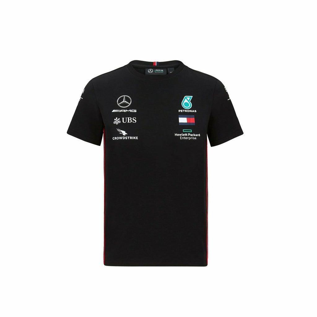 Mercedes AMG Petronas F1 Team Kids Black T-Shirt 2020