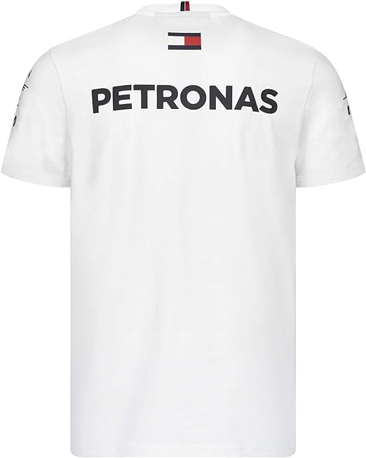 Mercedes AMG Petronas F1 Team Mens White T-shirt 2019