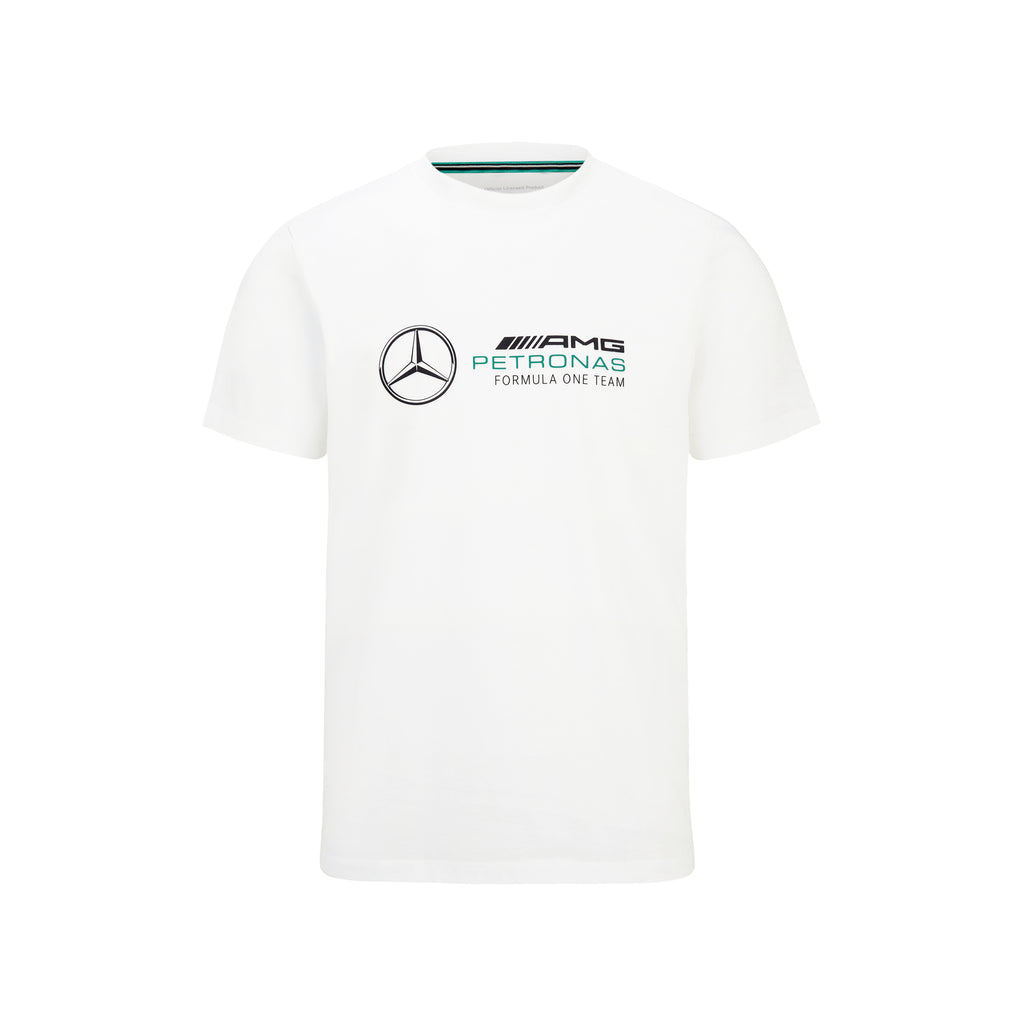 Mercedes AMG F1 Large Logo Black/White T-Shirt