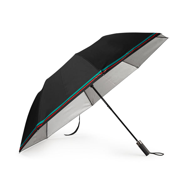 Parapluie compact unisexe noir Mercedes AMG Petronas F1 Team